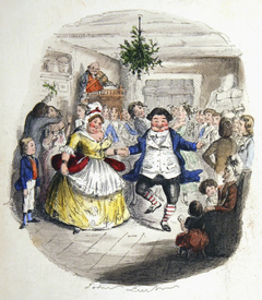 Frontispiece of A Christmas Carol by John Leech