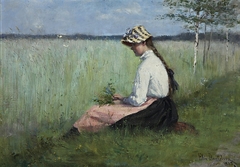 Girl on a Meadow
