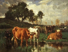 Grazing Cattle