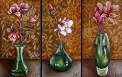 Green Vase Triptych