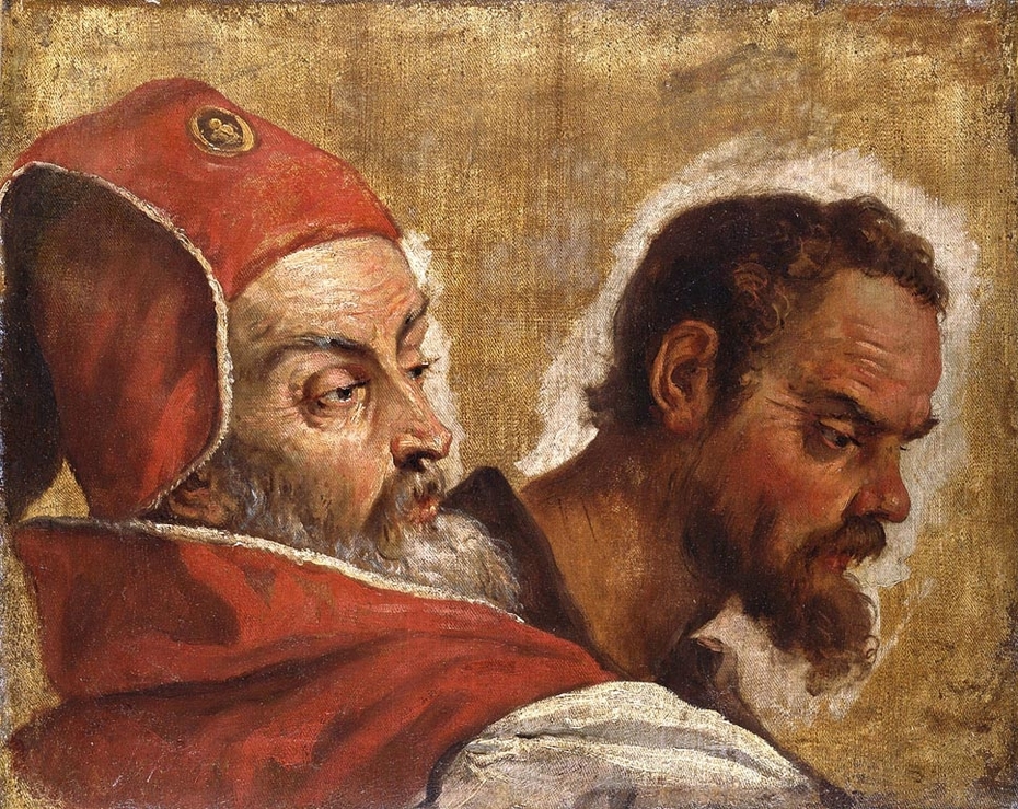 Heads of Two Men: A Scribe or Pharisee and an Apostle?
