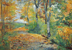Herbstlicher Wald by Theodor Hagen
