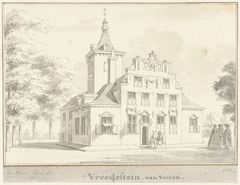 Het huis Vredestein bij Ravenswaaij, Gelderland by Cornelis Pronk