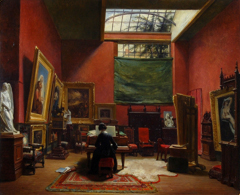 Het kleine atelier bij het woonhuis van Ary Scheffer aan de Rue Chaptal 16 te Parijs by Ary Johannes Lamme