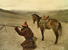 Hunter, near Urga, Mongolia. by Stéphane Passet