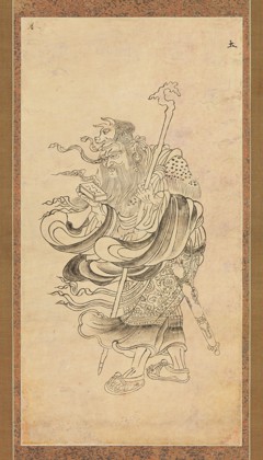 Iconographic Drawing of Saturn (Doyō) by Unknown Artist