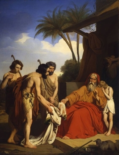 Joseph's Coat Brought Back to Jacob by Jules Ambroise François Naudin