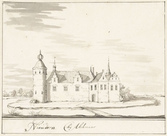 Kasteel Nieudoorn (?) bij Alkmaar by Jacobus Stellingwerff