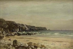 La plage de Pen-Hat et la pointe de Pen-Hir by Paul Saïn