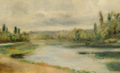 La rivière by Auguste Renoir