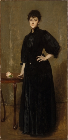 Lady in Black by William Merritt Chase
