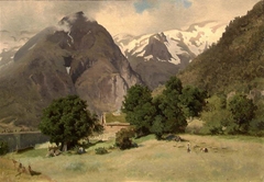Landscape at Tjugum by Hans Gude
