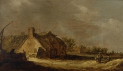 Landscape with Cottages by Jan van Goyen