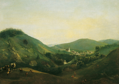 Landschaft bei Kalksburg by Johann Christian Brand