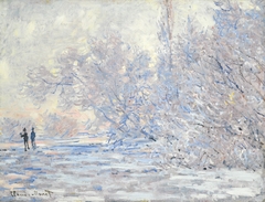 Le givre à Giverny by Claude Monet