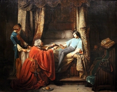 Le Jeune Gaston, dit l'ange de Foix by Claudius Jacquand