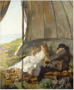 Looking at the Sea by William Orpen