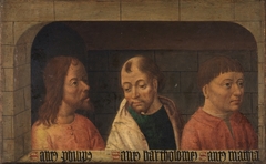 Los Apóstoles Felipe Bartolomé y Matías by Master of the Pacully collection