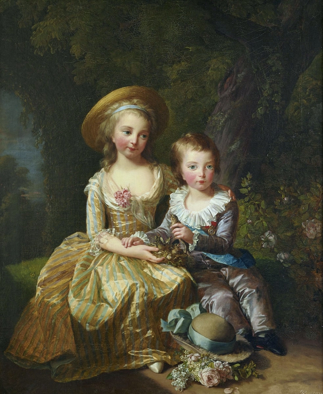 Louis Joseph Xavier Francois De France Et Marie Therese Charlotte De France Elisabeth Louise Vigee Le Brun Artwork On Useum