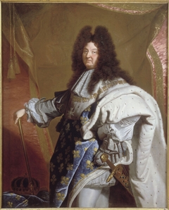 Louis XIV, King of France (1638–1715) by anonymous after Hyacinthe Rigaud