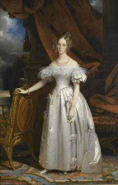 Louise of Orléans, Queen of the Belgians by Claude-Marie Dubufe