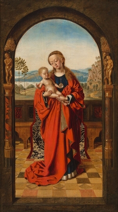 Madonna and Child in a niche