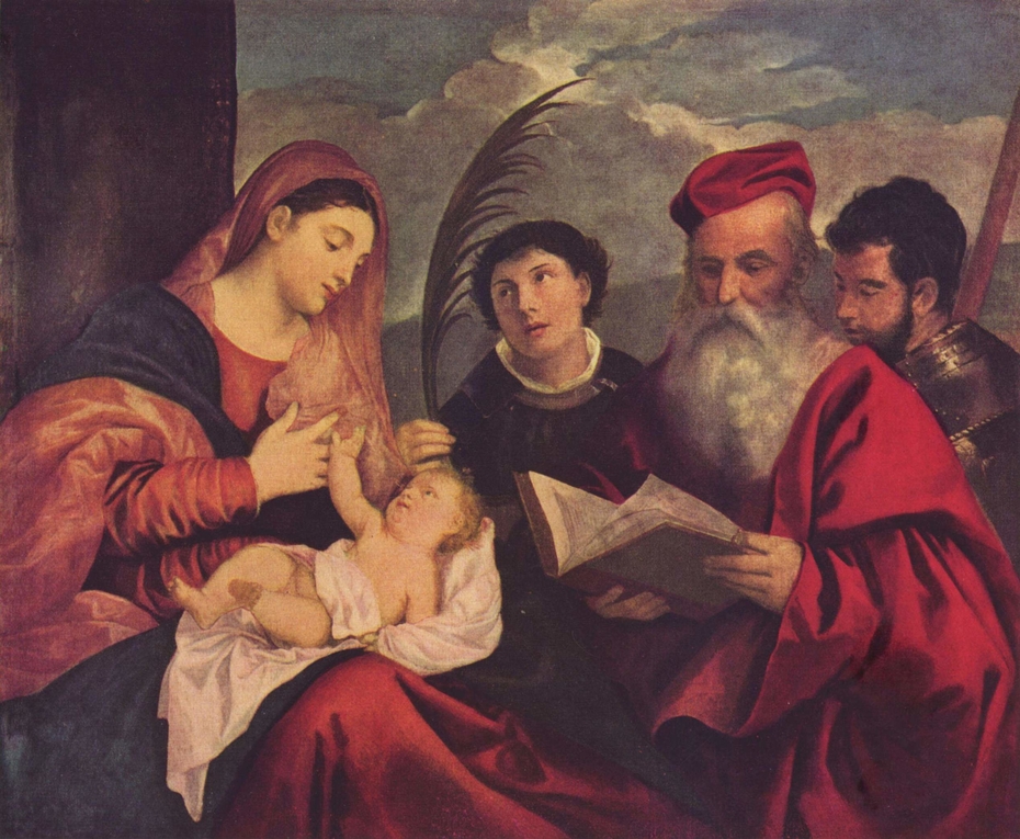 Madonna and Child with St. Stephen, St. Jerome and St. Mauritius
