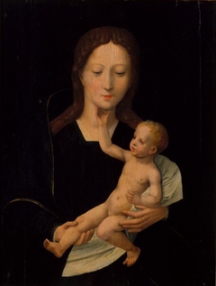 Madonna mit Kind by Master of the Female Half-Lengths
