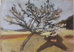 Man lying beneath a Blossoming Tree by Paula Modersohn-Becker