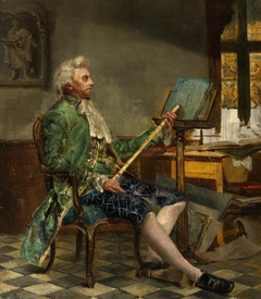 Man with a Flute by Henry Hetherington Emmerson
