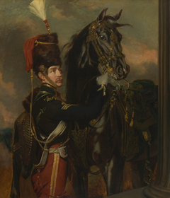 Mercury with a Sergeant of the 11th Hussars by John Lucas