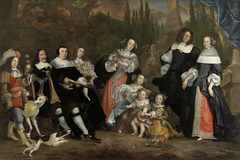 Michiel de Ruyter and his family