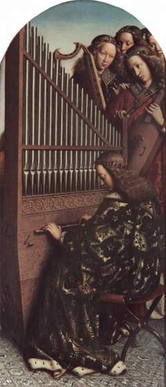 Music-making Angels by Jan van Eyck