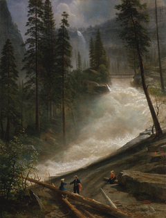 Nevada Falls, Yosemite by Albert Bierstadt