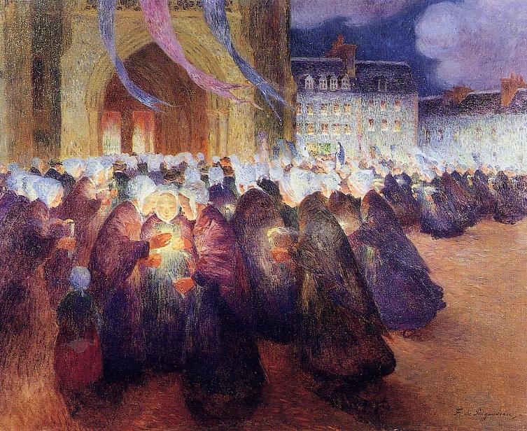 Nightime Procession in Saint-Pol-de-Léon