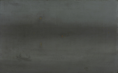 Nocturne, Blue and Silver: Battersea Reach by James Abbott McNeill Whistler