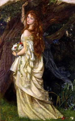 Ophelia ("And He Will Not Come Back Again") by Arthur Hughes