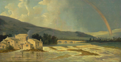 Otley Bridge on the River Wharfe by William Hodges
