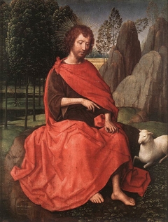 panel with St John the Baptist