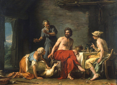 Philemon and Baucis Offering Hospitality to Jupiter and Mercury