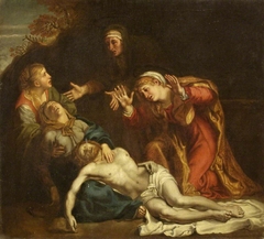 Pietà ('The Three Maries') (after Annibale Carracci) by Anonymous