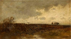 Ploughing - after a Shower - Alexander Davidson Longmuir - ABDAG002531 by Alexander Davidson Longmuir