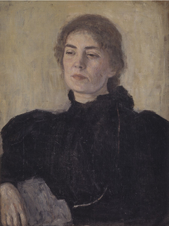 Portræt af fru Thora Bendix (Anne Victoria, f. Sundberg) by Vilhelm Hammershøi