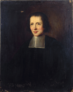 Portrait d'ecclésiastique, autrefois identifié comme le père La Chaise (1624-1709), confesseur de Louis XIV. by Anonymous