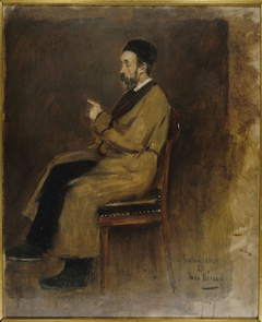 Portrait de Jean-Jacques Weiss (1827-1891), rédacteur au "Journal des débats" by Jean Béraud