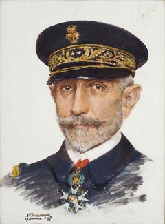 Portrait de l'amiral Lacaze by Joseph-Félix Bouchor