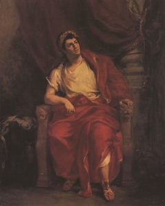 Portrait de Talma en Néron by Eugène Delacroix