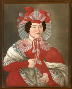 Portrait of a lady of the Krasuski family by Anonymous
