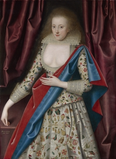 Portrait of a Young Lady, possibly Jane, Lady Thornhaugh by William Larkin