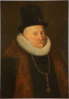 Portrait of an Eldery Man (Archduke Albert VII. (1559-1621) ?) by Flemish Master around 1654